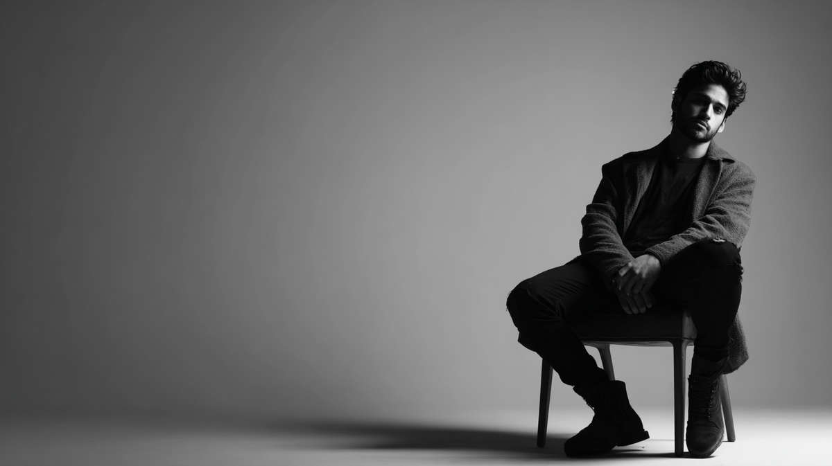 Modelo preparando su portfolio para una agencia