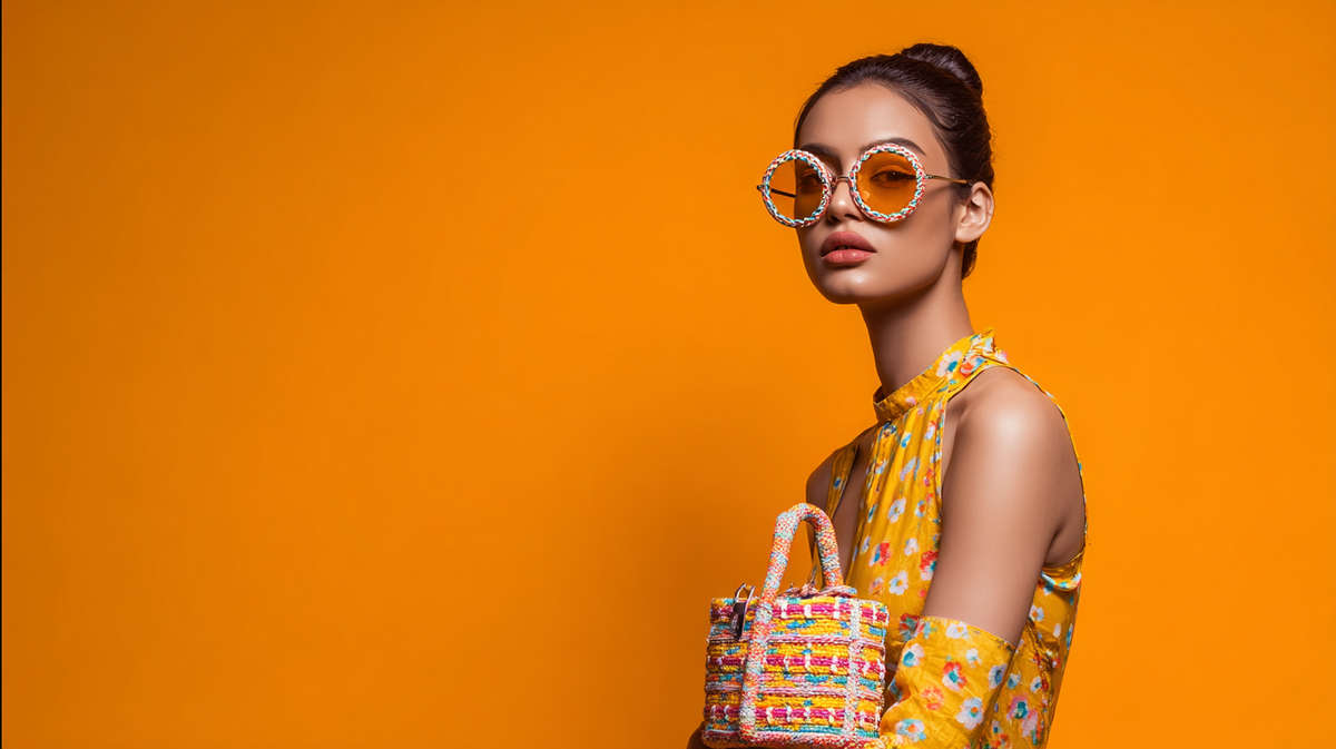 Modelo revisando contrato con subrayados en uso de imagen y tarifas